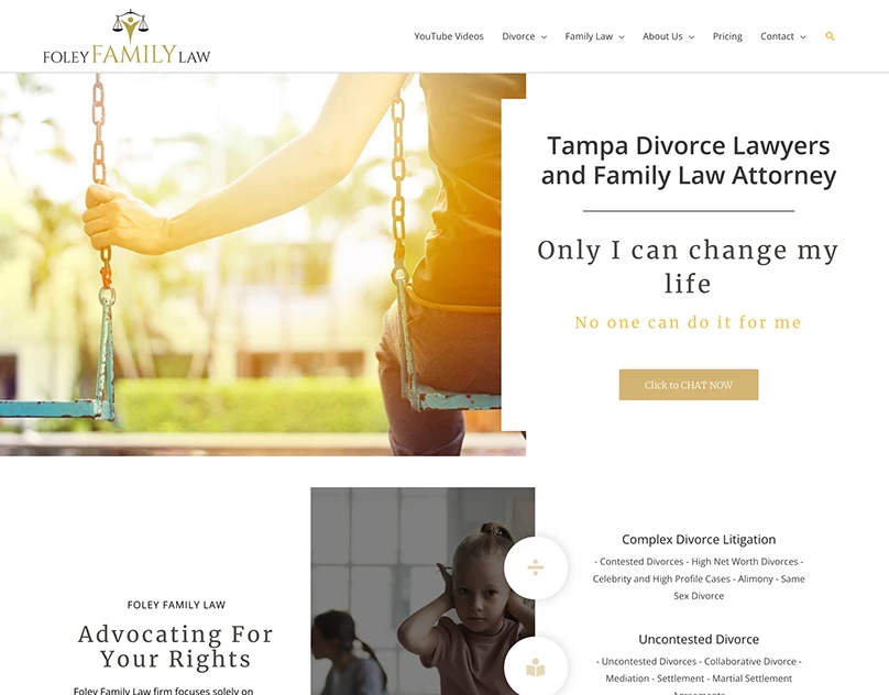 Law firm website built with WordPress by RaFi IslaM