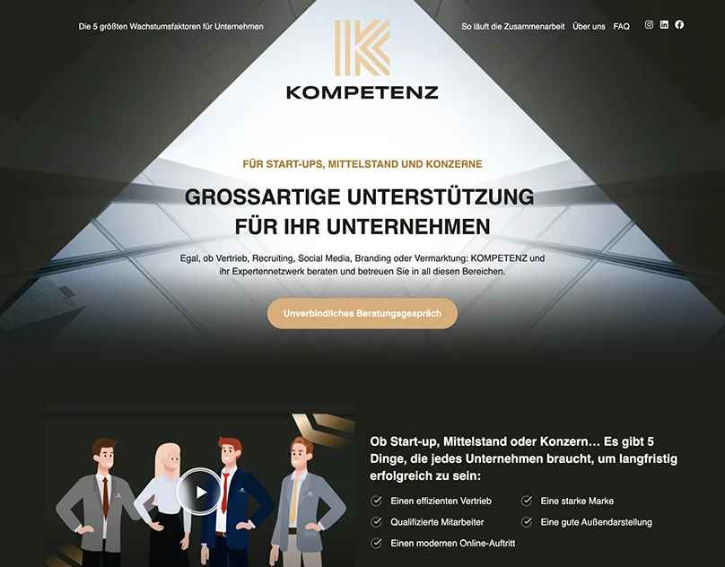Digital agency website built with WordPress and Elementor by RaFi IslaM