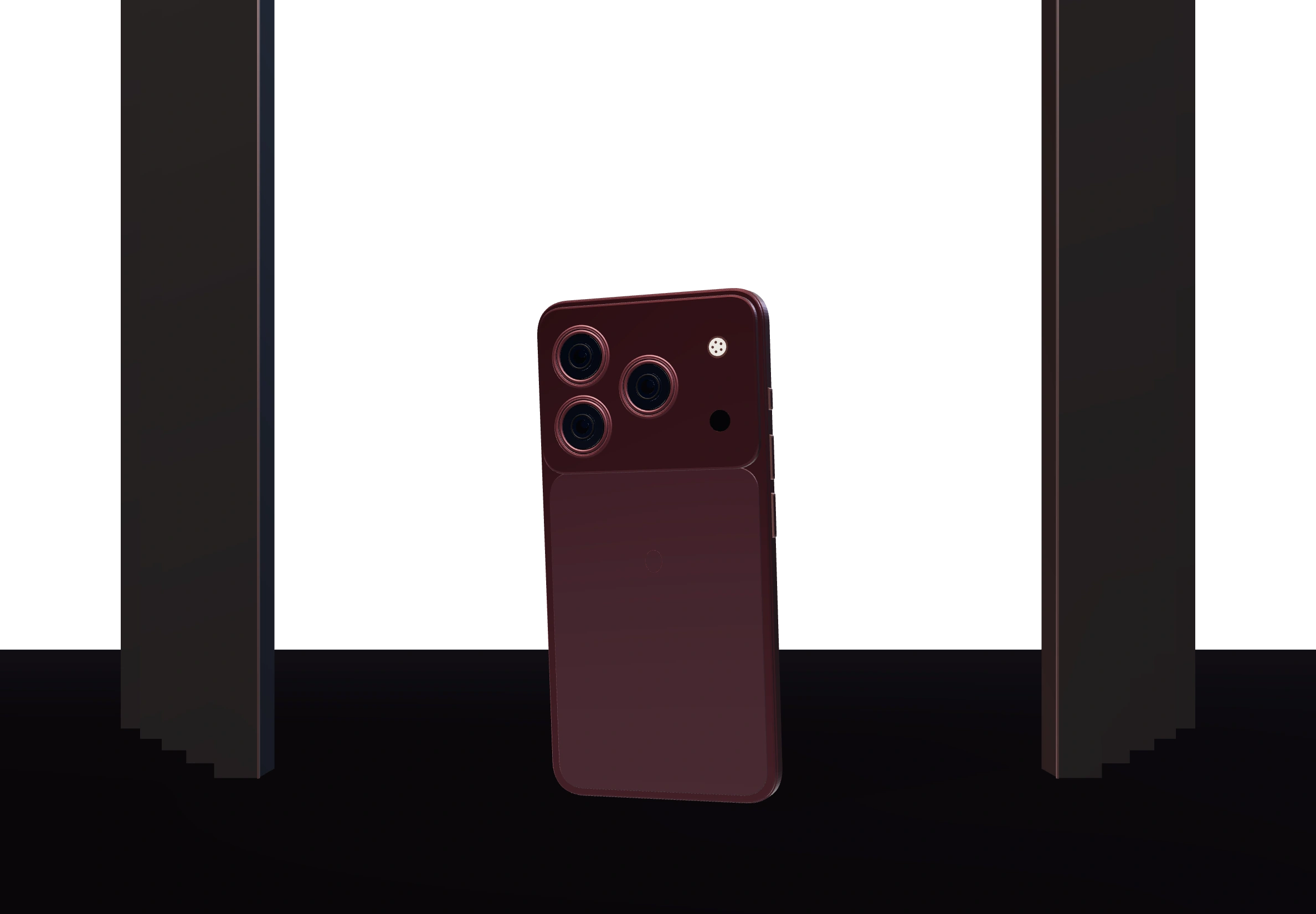 Selected finish: Burgundy.